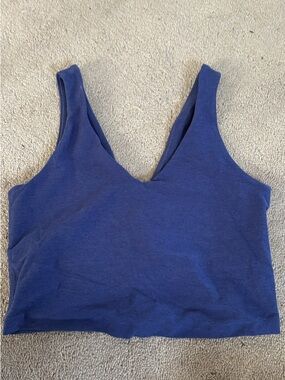 Beyond Yoga Navy Blue Performance Top